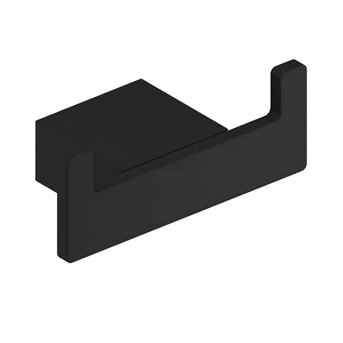 AM00077 - Amara Hawes Wall Mounted Robe Hook in Matt Black - Coa Living