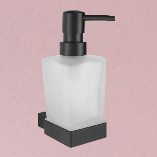 AM00085 - Amara Hawes Wall Mounted Soap Dispenser in Matt Black - Coa Living