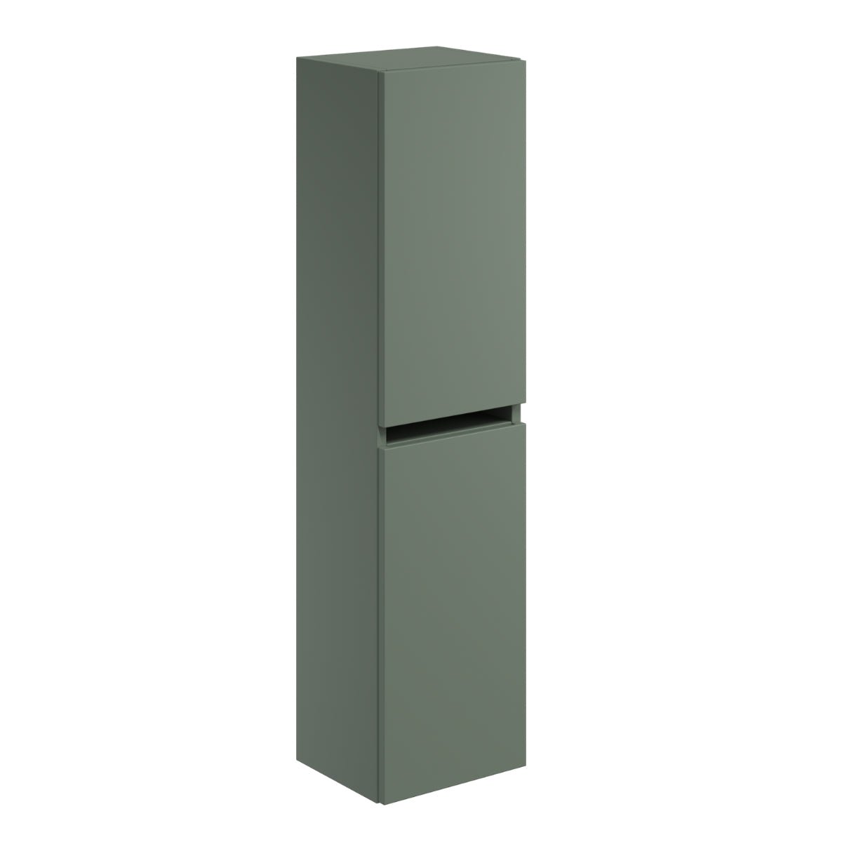 AM00117 - Amara Reeth Tall Wall Mounted Bathroom Cupboard in Reed Green - Coa Living