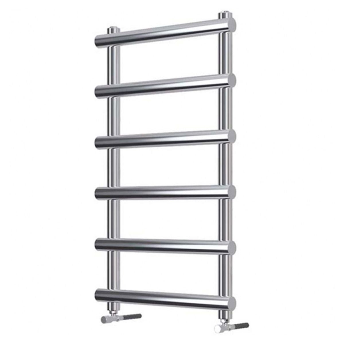 AM00332 - Amara Pudding Central Heating Towel Rail in Chrome - Coa Living