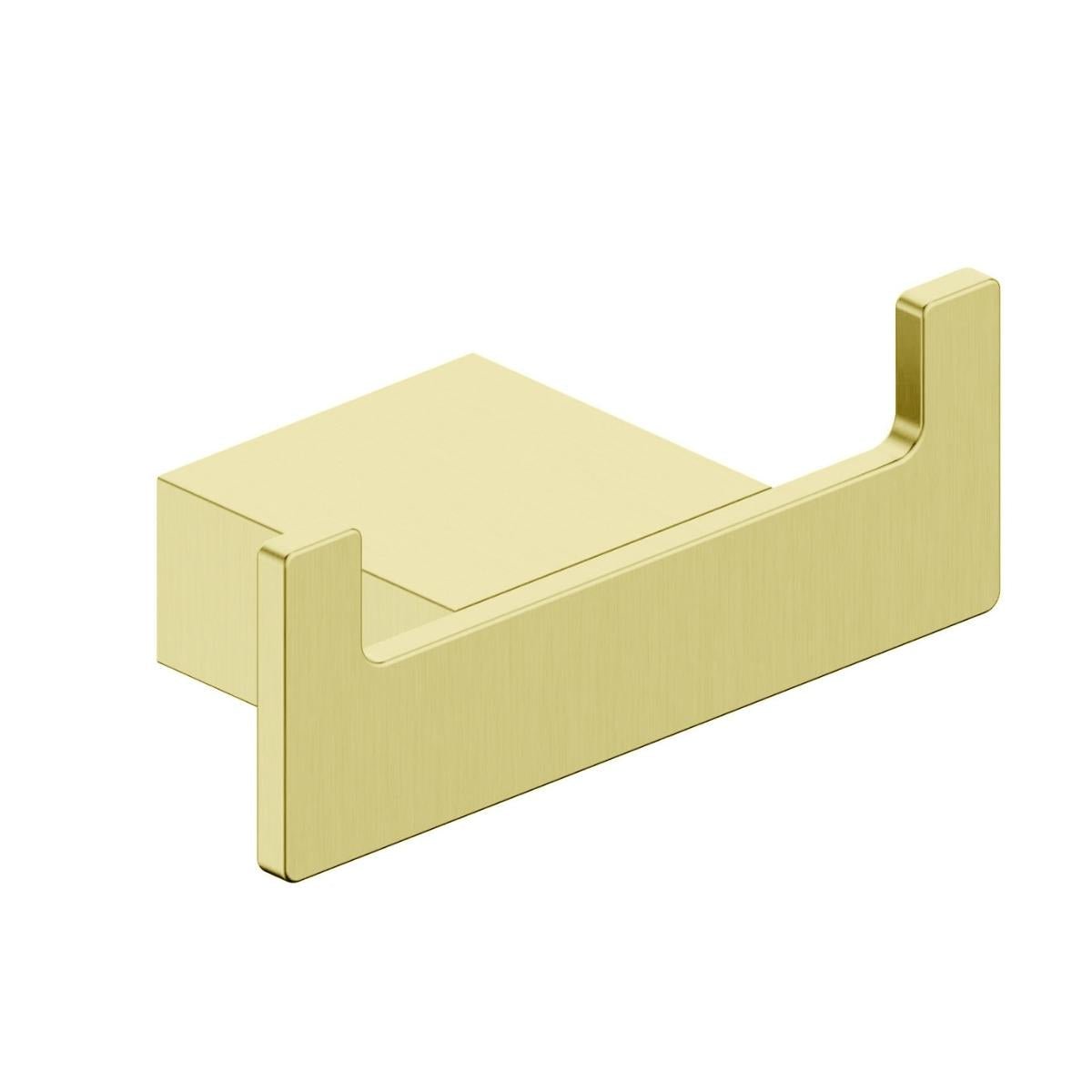 AM00558 - Amara Hawes Wall Mounted Robe Hook in Brushed Brass - Coa Living