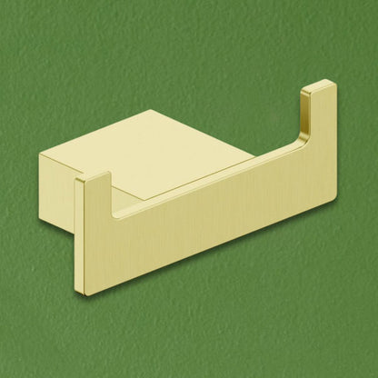 AM00558 - Amara Hawes Wall Mounted Robe Hook in Brushed Brass - Coa Living