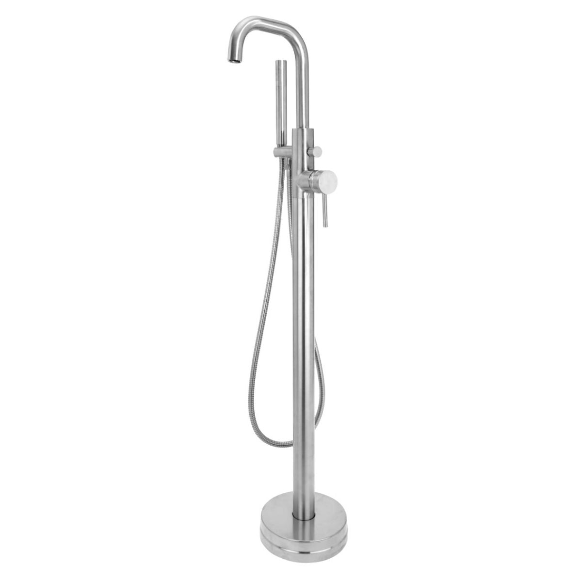 AM00567 - Amara Runswick Freestanding Bath Shower Mixer Tap in Chrome - Coa Living