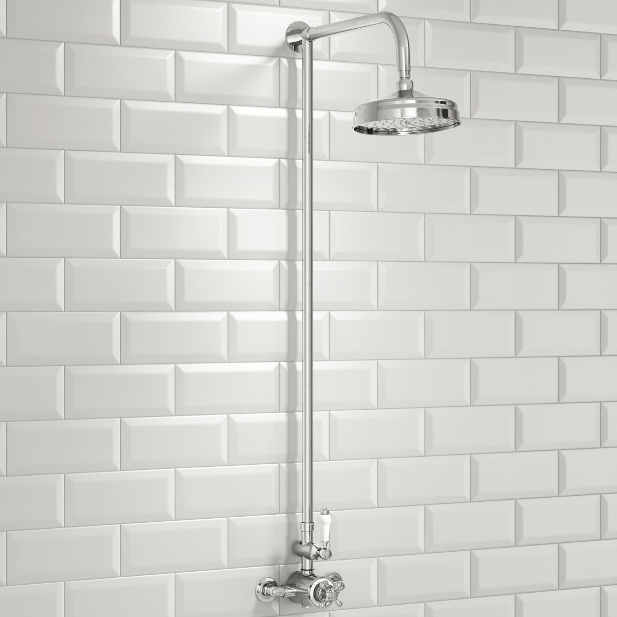 AM00578 - Amara Middleham Rigid Riser Shower in Chrome - Coa Living