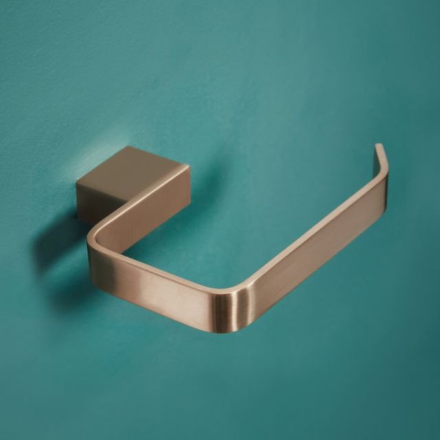 AM00604 - Amara Hawes Wall Mounted Toilet Roll Holder in Brushed Bronze - Coa Living