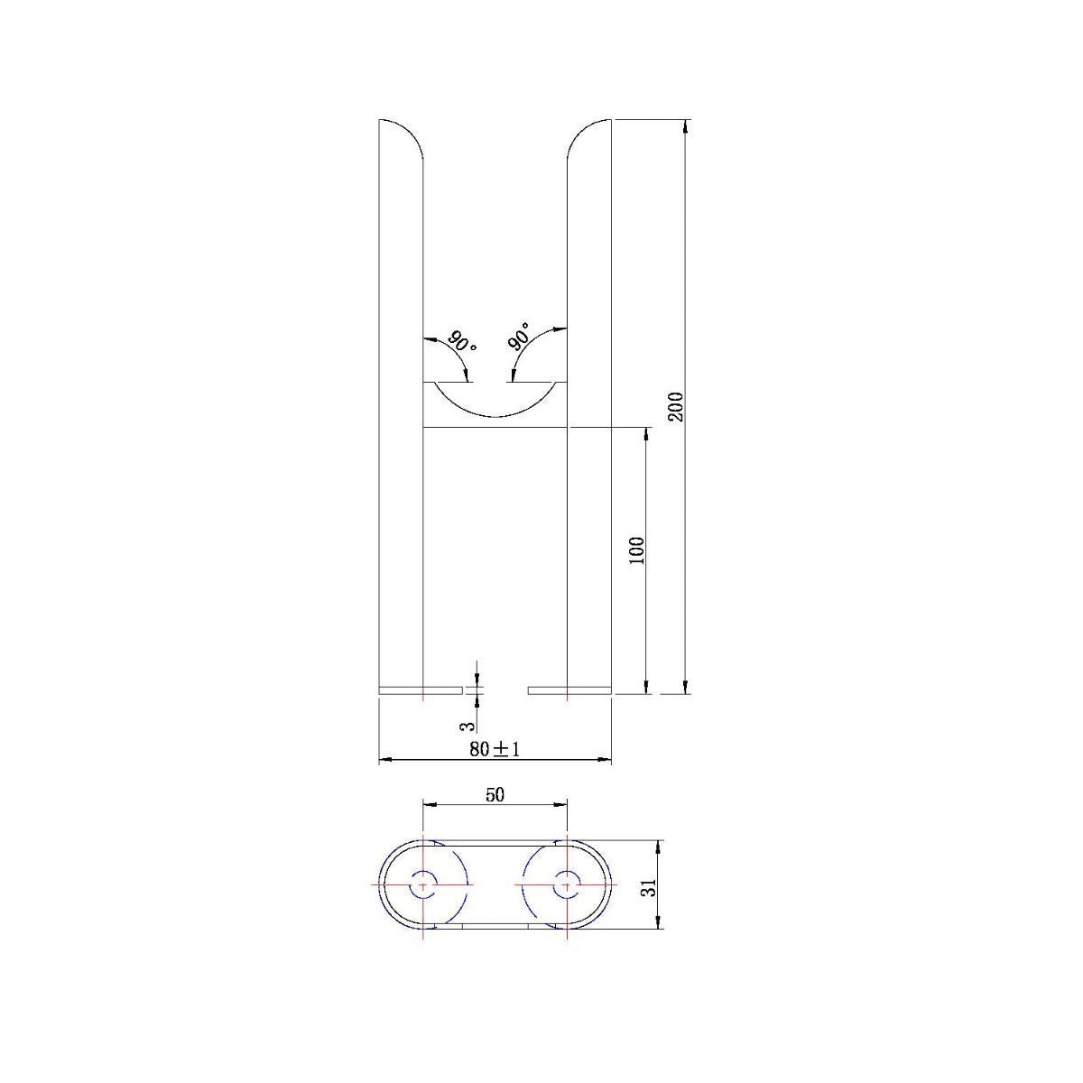 AM00618 - Amara 2 Column Radiator Feet - Coa Living