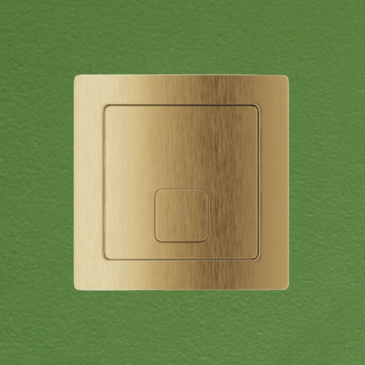 AM00682 - Amara Square Dual Flush Button in Brushed Brass - Coa Living