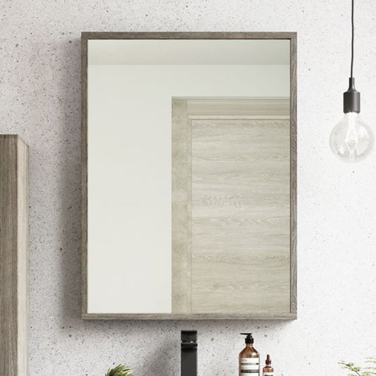 AM00723 - Amara Rosedale Framed Bathroom Mirror in Grey Oak - Coa Living