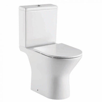 '- Amara Pickering Close Coupled Open Back Toilet in White - Coa Living