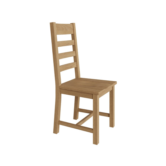 CO Dining & Occasional Ladder Back Chair Wooden Seat