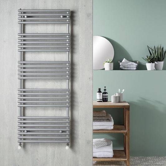 UKBathrooms Essentials Titane Designer Towel Rail