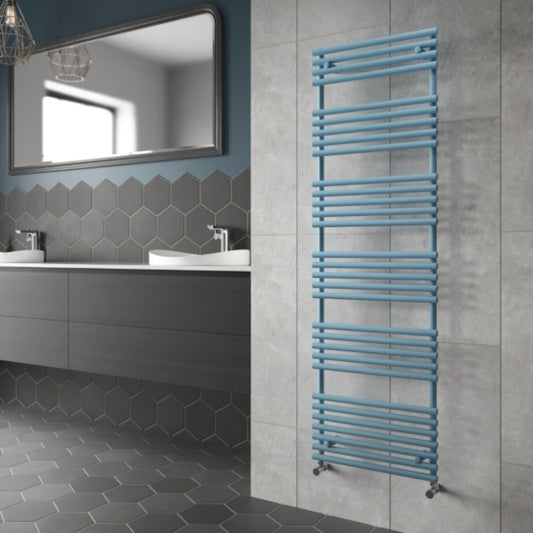 UKBathrooms Essentials Pacific Blue Designer Towel Radiator