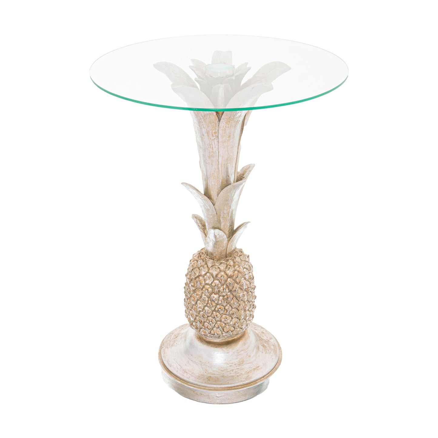 Ashby Silver Pinapple Side Table