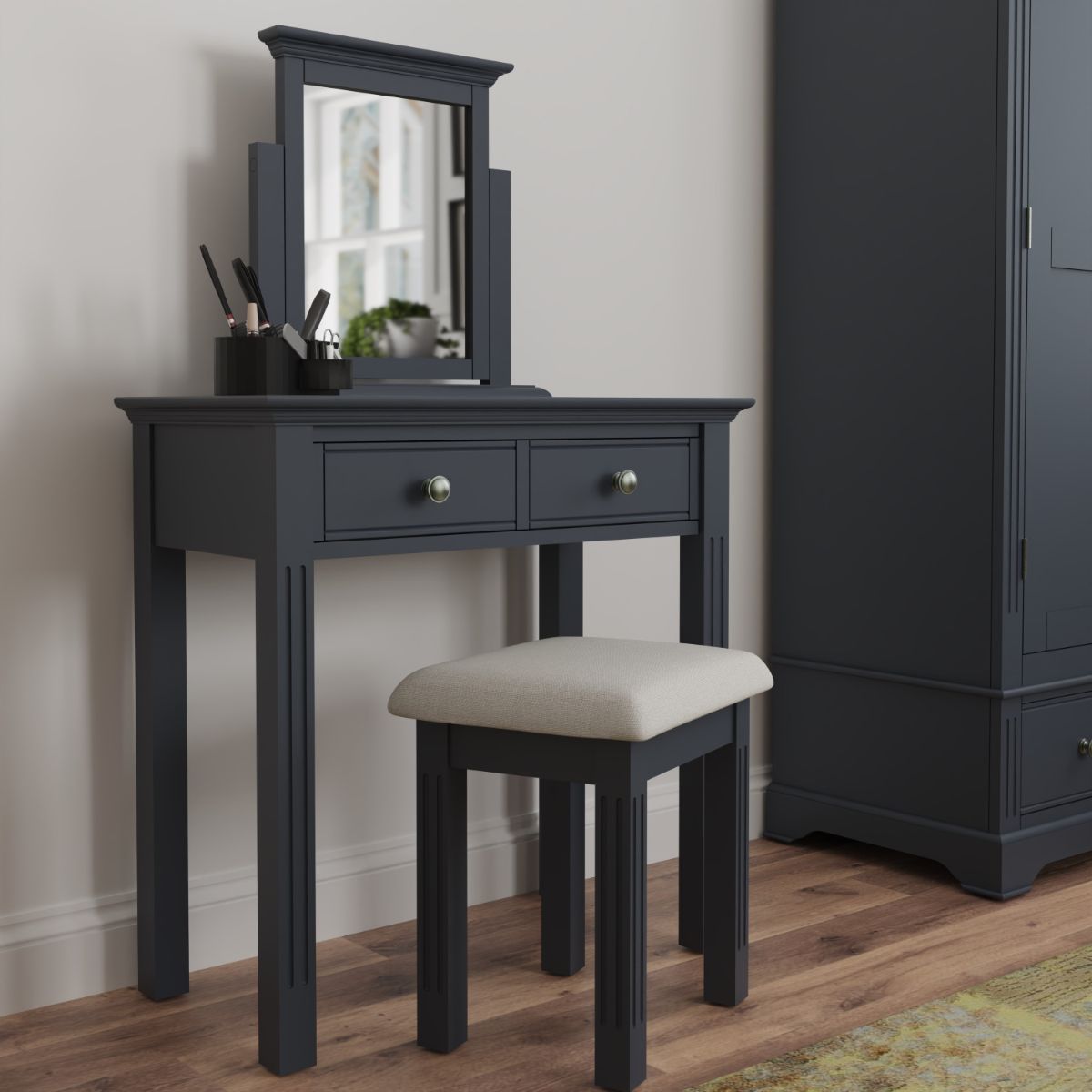 BP Bedroom - Midnight Grey  Dressing Table