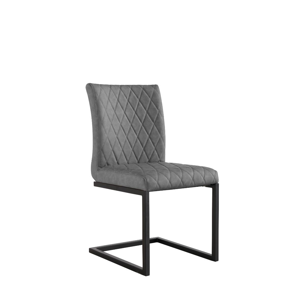 Chair Collection Diamond stitch dining - Grey