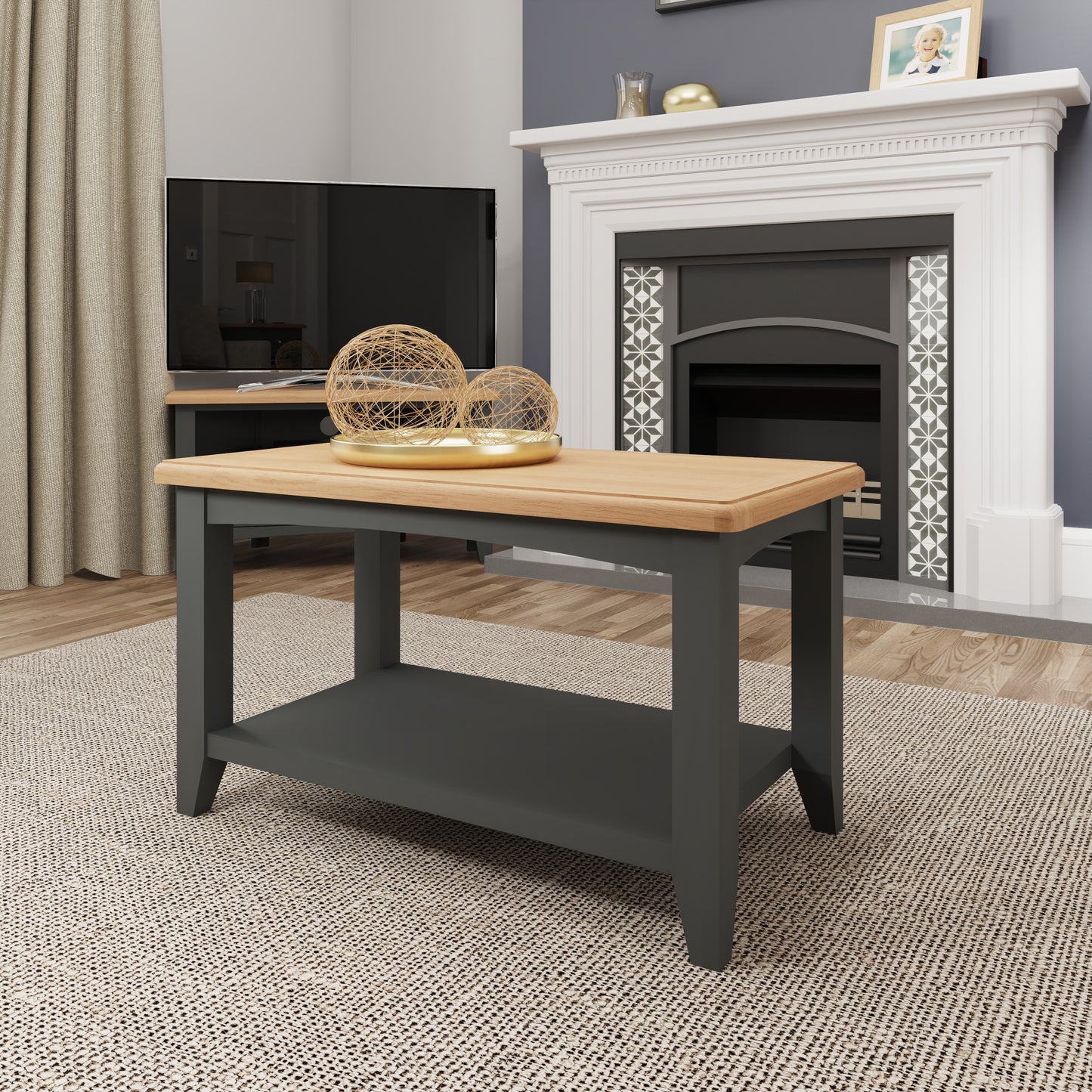 GA Dining & Occasional Grey Small coffee table