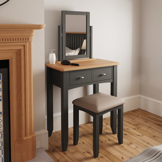 GA Bedroom Grey Stool