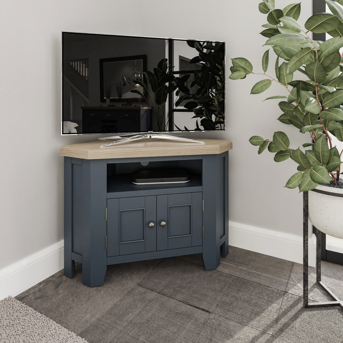 HOP Dining & Occasional Blue  Corner TV Unit