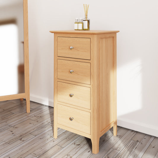 NT Bedroom 4 Drawer Narrow Chest