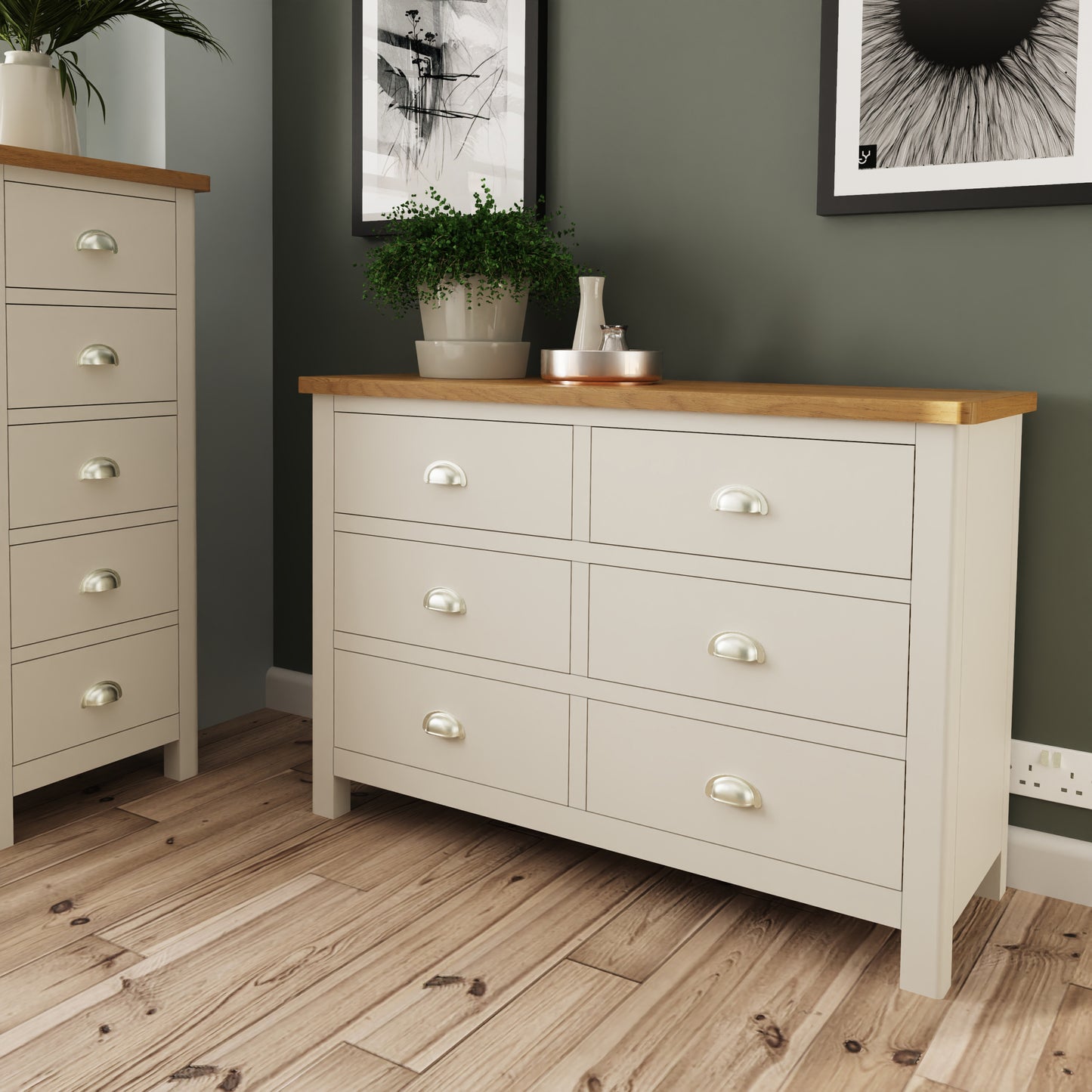 RA Bedroom 6 Drawer Chest