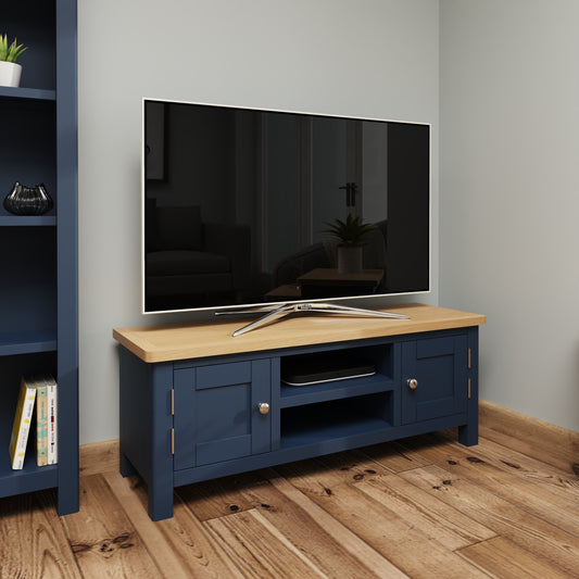 RA Dining Blue Large TV Unit