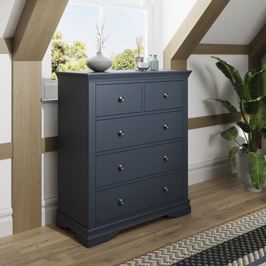 SW Bedroom - Midnight Grey 2 Over 3 Chest