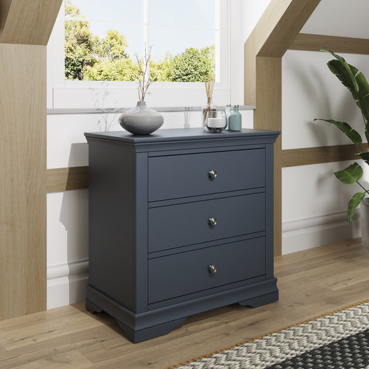 SW Bedroom - Midnight Grey 3 Drawer Chest