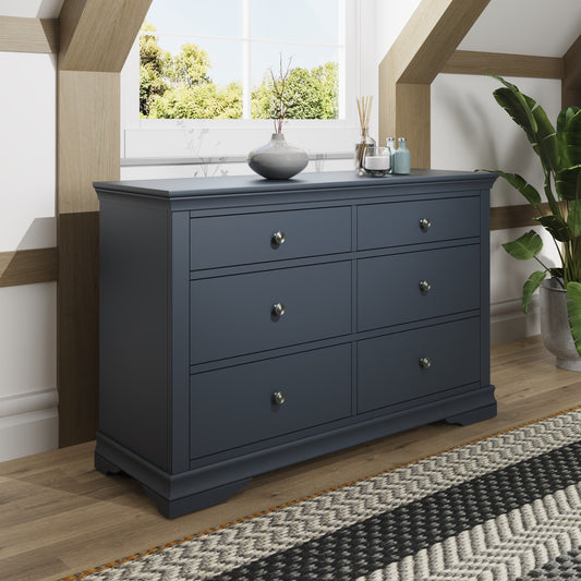 SW Bedroom - Midnight Grey 6 Drawer Chest