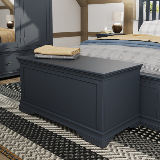 SW Bedroom - Midnight Grey Blanket Box