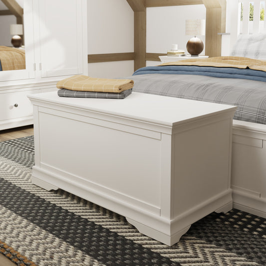 SW Bedroom - White Blanket Box