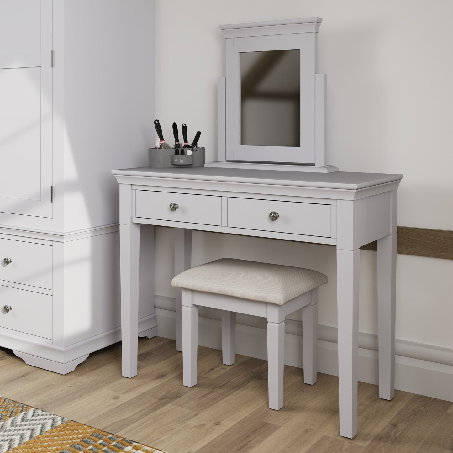 SW Bedroom - Grey Dressing Table