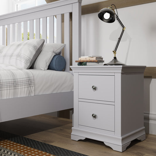 SW Bedroom - Grey Large Bedside