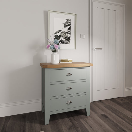 TT Bedroom-Grey 3 Drawer Chest