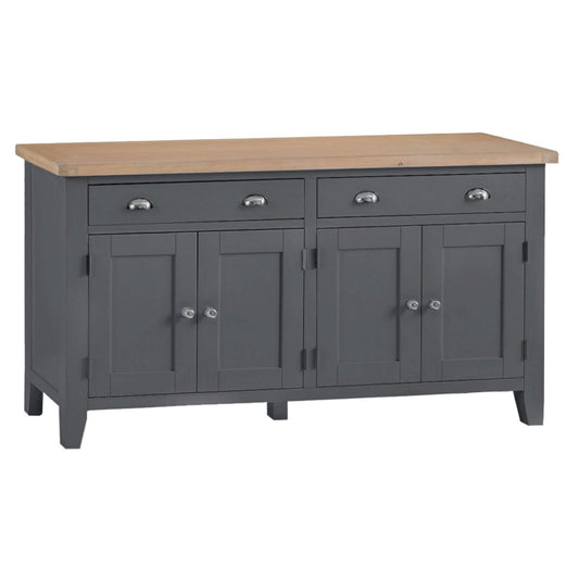 TT Dining-Charcoal 4 Door Sideboard