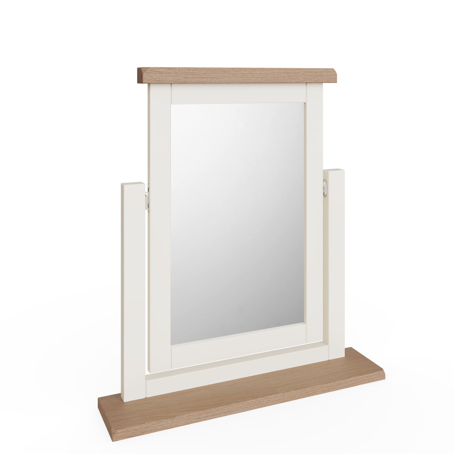 TT Bedroom-White Trinket Mirror