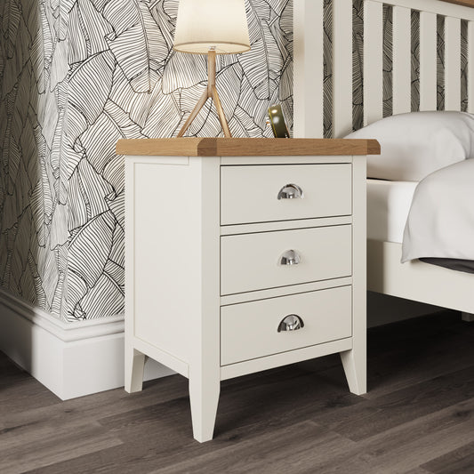 TT Bedroom-White Extra Large Bedside